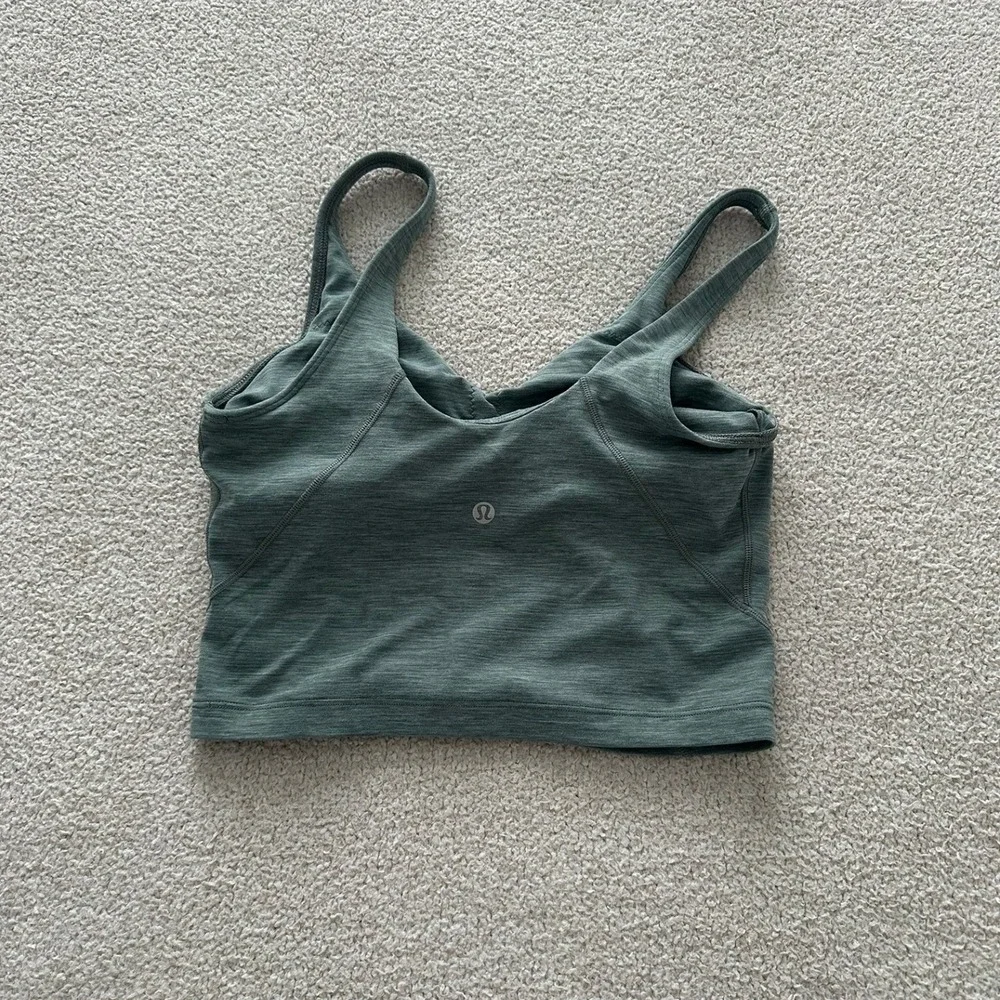 lululemon Align Tank size 6 in Heathered Tidewater Teal